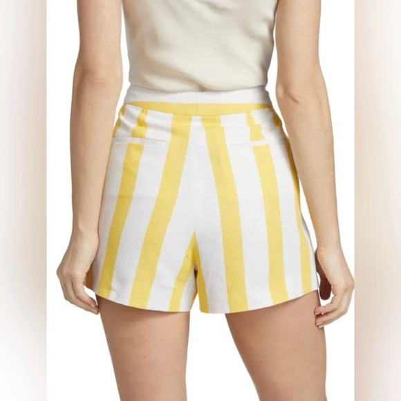 L'AGENCE Vittoria Striped High Waisted Shorts - Picture 3 of 8